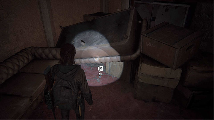 Its a collectors trading card - a collectible - The Last of Us 2: The Theatre - collectibles, artefacts, coins - Seattle Day 1 - Ellie - The Last of Us 2 Guide