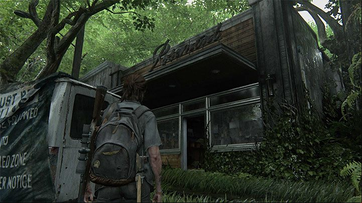 This secret in the Hillcrest stage can also be found in the initial part of the mission - The Last of Us 2: Hillcrest - collectibles, artefacts, coins - Seattle Day 2 - Ellie - The Last of Us 2 Guide