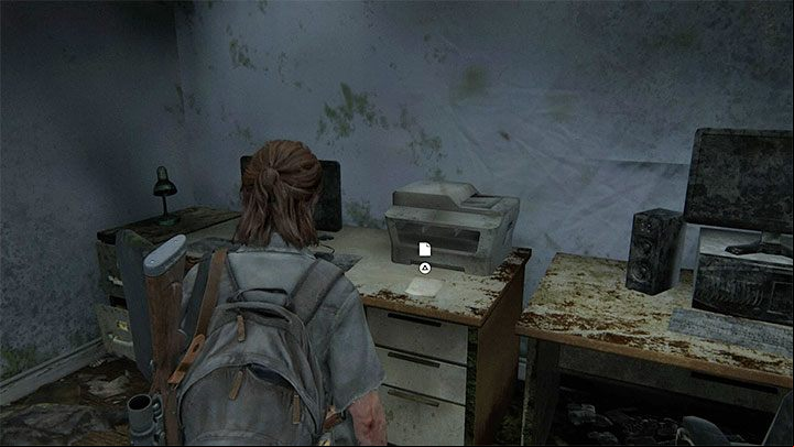 Its an artifact and you can get it right after youve found the workbench described above - The Last of Us 2: Hillcrest - collectibles, artefacts, coins - Seattle Day 2 - Ellie - The Last of Us 2 Guide