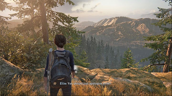 This secret during Finding Strings can be unlocked at the very beginning of the stage, which is when you follow Tommy on the hiking trail - The Last of Us 2: Finding Strings - collectibles, artefacts, coins - Seattle Day 2 - Ellie - The Last of Us 2 Guide
