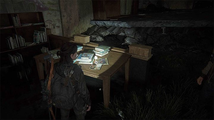 Its an artifact, and its found in the same bookstore building where you made your diary entry - The Last of Us 2: Road to the Aquarium - collectibles, artefacts, coins - Seattle, Day 3 - Ellie - The Last of Us 2 Guide