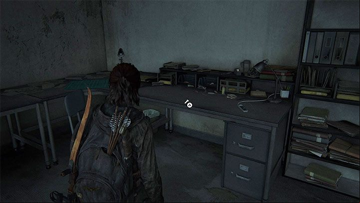 In order to locate the workbench, you need to visit the ruins on your left - The Last of Us 2: Road to the Aquarium - collectibles, artefacts, coins - Seattle, Day 3 - Ellie - The Last of Us 2 Guide