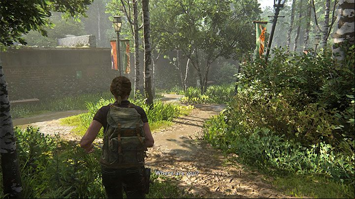 The artifact can be found shortly after the start of the stage, and specifically after reaching the area with the first buildings - The Last of Us 2: Tracking Lesson - collectibles, artefacts, coins - The Park - The Last of Us 2 Guide