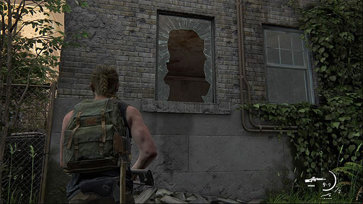 Start exploring the surrounding alleyway, while keeping an eye out for the broken shutter in the image above - The Last of Us 2: Hostile Territory - collectibles, artefacts, coins - Seattle Day 1 - Abby - The Last of Us 2 Guide