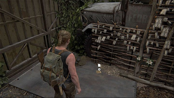 Its an artifact, and its in the same location where you found the five notes described above, which is near the altar of the cultists - The Last of Us 2: Hostile Territory - collectibles, artefacts, coins - Seattle Day 1 - Abby - The Last of Us 2 Guide