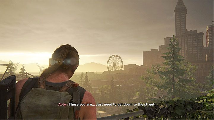 The workbench can be found shortly after Abby defeats opponents located on the lowest floors of the skyscraper and then begins to climb - The Last of Us 2: Hostile Territory - collectibles, artefacts, coins - Seattle Day 1 - Abby - The Last of Us 2 Guide