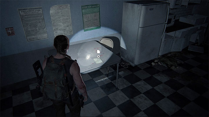This artifact is also in La Rosas Auto Shop - The Last of Us 2: The Forest - collectibles, artefacts, coins - Seattle Day 1 - Abby - The Last of Us 2 Guide