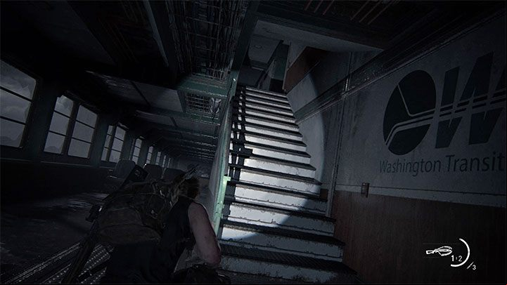 In order to get to this secret, you have to use the stairs leading to the upper deck of the ferry - do this after getting the crossbow - The Last of Us 2: The Coast - collectibles, artefacts, coins - Seattle Day 1 - Abby - The Last of Us 2 Guide