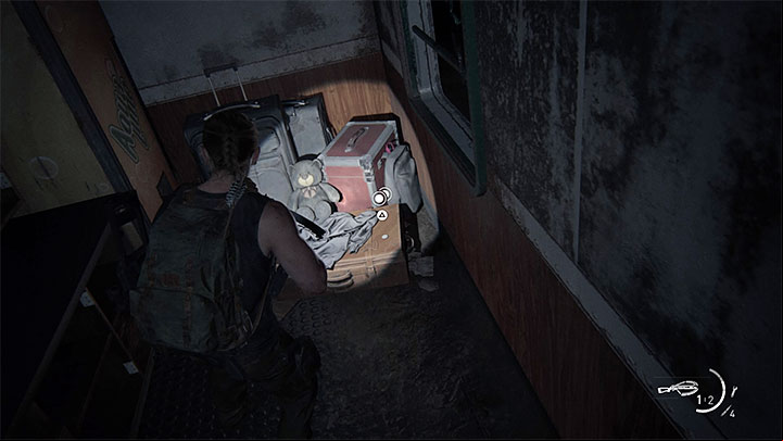 Examine the entire deck thoroughly, specifically the area on the right side - The Last of Us 2: The Coast - collectibles, artefacts, coins - Seattle Day 1 - Abby - The Last of Us 2 Guide