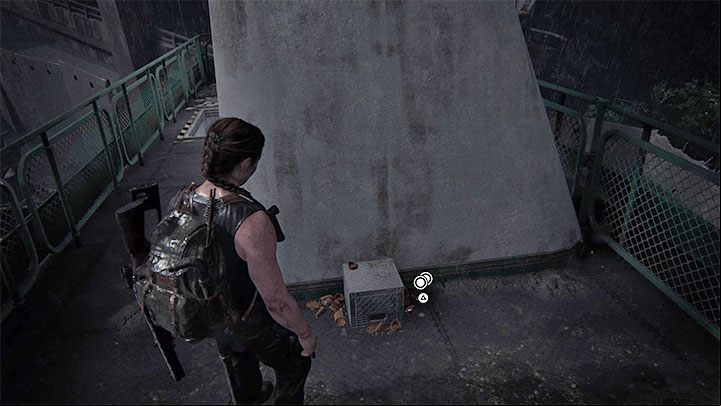 After using the ladder, turn 180 degrees and examine the area in front of you - the coin is on the ground - The Last of Us 2: The Coast - collectibles, artefacts, coins - Seattle Day 1 - Abby - The Last of Us 2 Guide