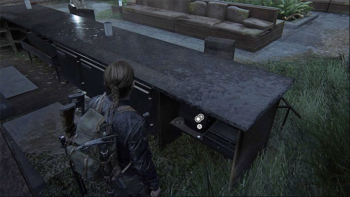 Youll find the coin under the long table - The Last of Us 2: The Descent - collectibles, artefacts, coins - Seattle Day 2 - Abby - The Last of Us 2 Guide