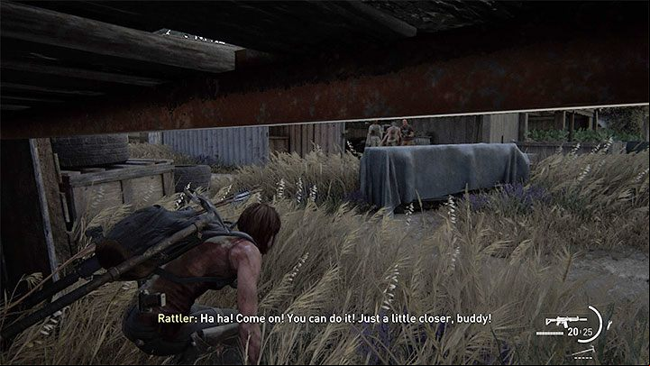 The last workbench table in the game can be found after squeezing under one of the train cars and reaching the resort area - The Last of Us 2: The Resort - collectibles, artefacts, coins - Santa Barbara - The Last of Us 2 Guide