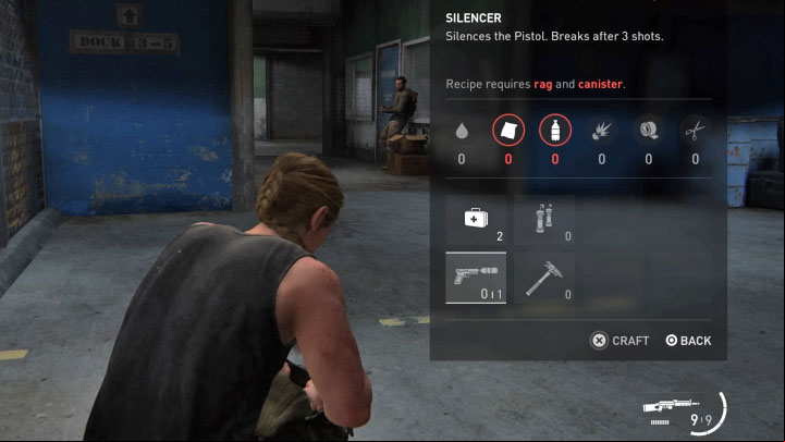 You will play as Abby later in the campaign - she can craft silencers for the Military Pistol right from the beginning - The Last of Us 2: How to get gun silencer? - Combat - The Last of Us 2 Guide