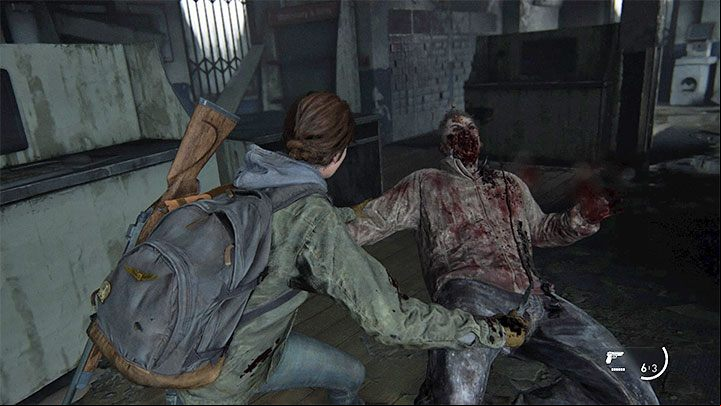 Ellie has a switchblade - a small weapon that is mainly used in stealth kills - The Last of Us 2: Weapons, gadgets - list - Basics - The Last of Us 2 Guide