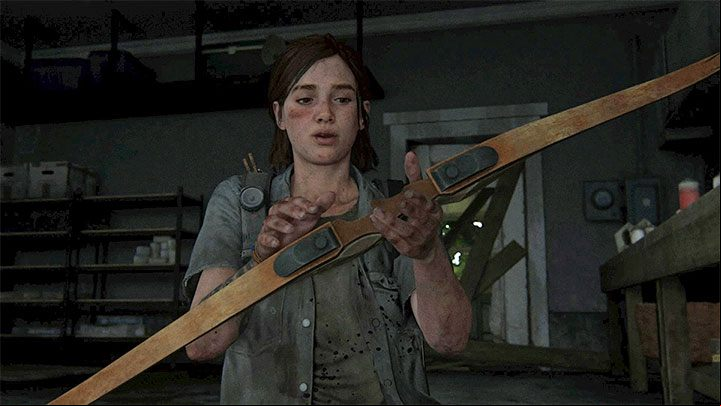 You get the bow during the Hillcrest stage - check out Bow - how to get it - The Last of Us 2: Weapons, gadgets - list - Basics - The Last of Us 2 Guide
