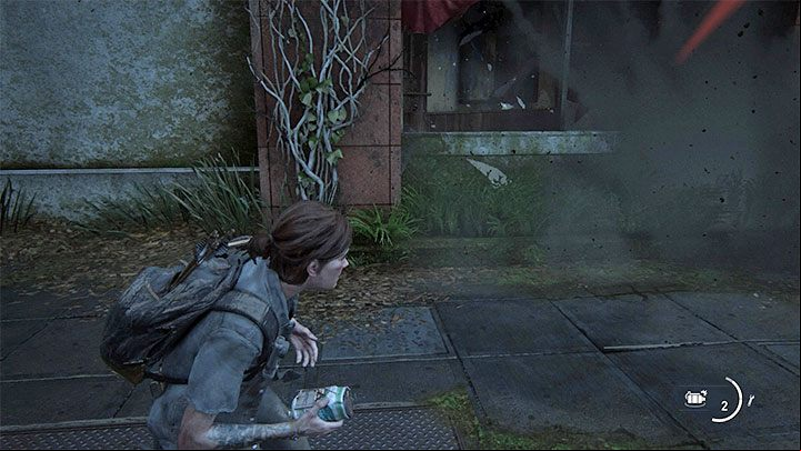 The first mine can be found in the Capitol Hill stage - The Last of Us 2: Weapons, gadgets - list - Basics - The Last of Us 2 Guide