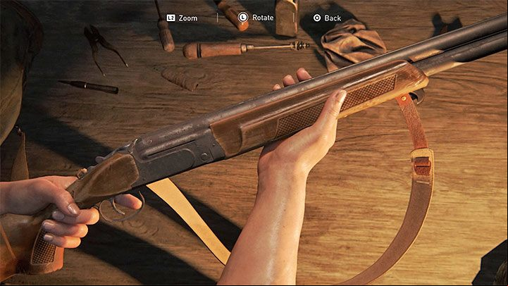 You get the shotgun during the Hostile Territory stage and the way of reaching it is described on the Shotgun - how to get it - The Last of Us 2: Weapons, gadgets - list - Basics - The Last of Us 2 Guide