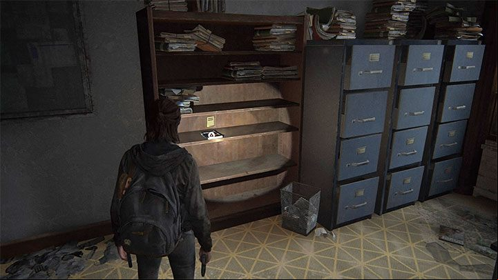 On the lower floor, find a room which can be accessed by smashing a window - The Last of Us 2: Training manuals, ive skills - Character development and equipment upgrades - The Last of Us 2 Guide