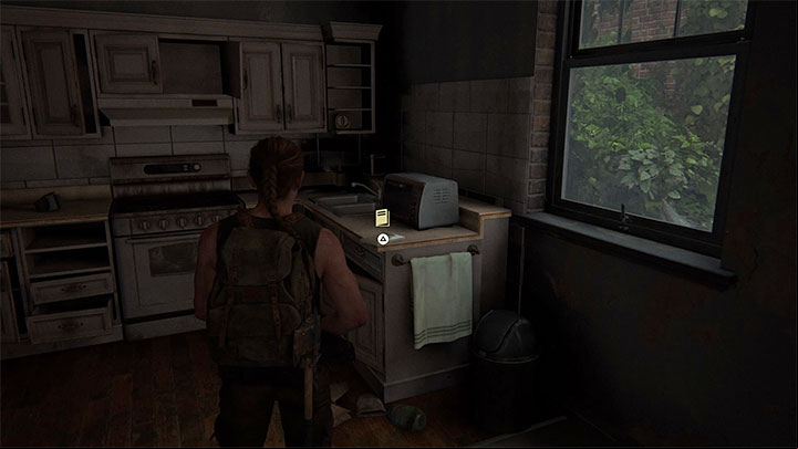 The manual will be on the kitchen counter - The Last of Us 2: Training manuals, ive skills - Character development and equipment upgrades - The Last of Us 2 Guide