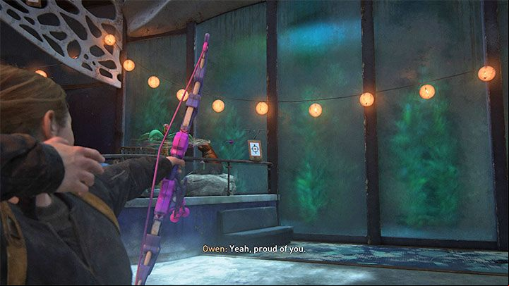 When shooting a bow, about two important things - The Last of Us 2: Put My Name Up trophy guide - Trophy guide - The Last of Us 2 Guide