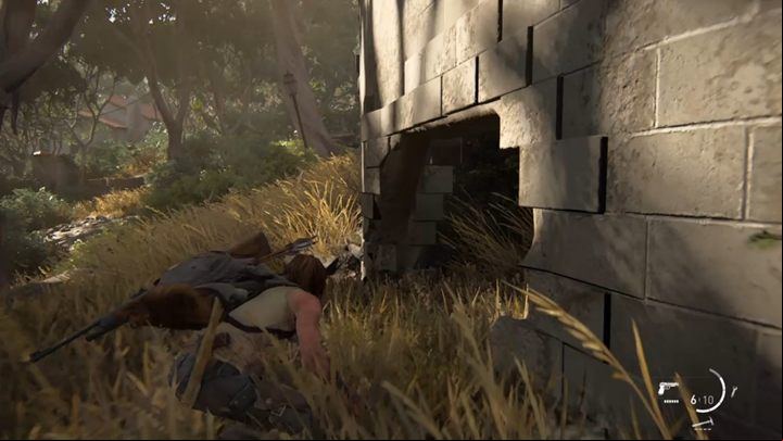 Your job is to reach a recess in the wall - The Last of Us 2: Pushing Inland, Santa Barbara walkthrough - Santa Barbara - The Last of Us 2 Guide