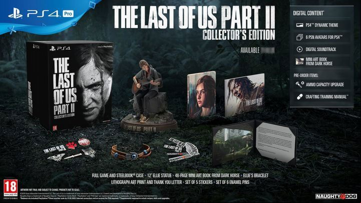 It is sold in physical form only and in addition to the game it includes - The Last of Us 2: Game versions guide - Appendix - The Last of Us 2 Guide