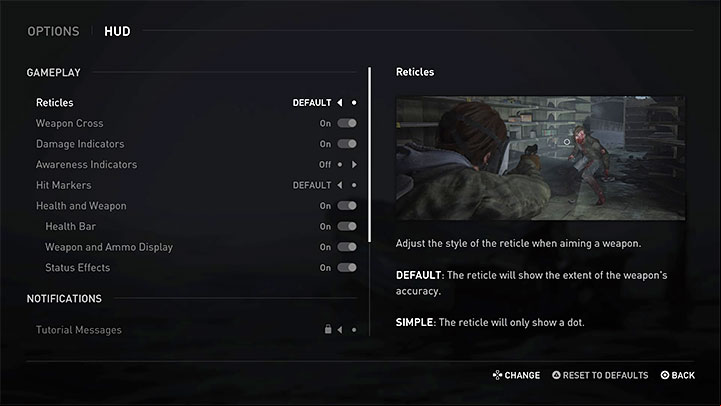 Yes, The Last of Us 2 allows you to disable the entire interface or only selected elements of the HUD - The Last of Us 2 Guide