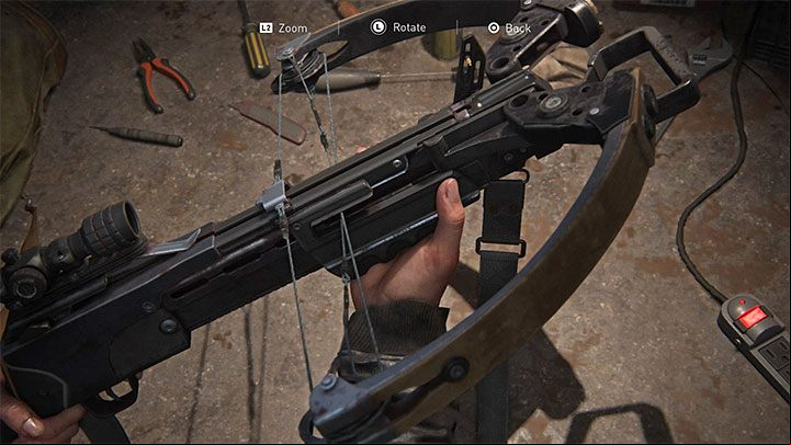 There are three crossbow upgrades available - The Last of Us 2: How to obtain crossbow? - Combat - The Last of Us 2 Guide