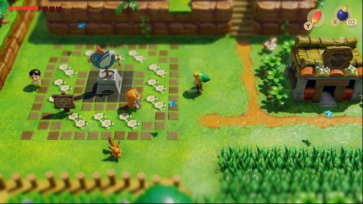 Take the stairs down the hill and go see Marin - Anglers Tunnel | Links Awakening Walkthrough - Walkthrough - Links Awakening Guide