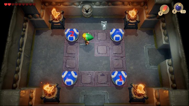 Move two rooms up - Anglers Tunnel | Links Awakening Walkthrough - Walkthrough - Links Awakening Guide
