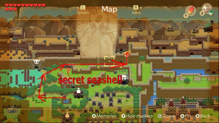 Teleport yourself to Manbos Pond - Eagles Tower | Links Awakening Walkthrough - Walkthrough - Links Awakening Guide