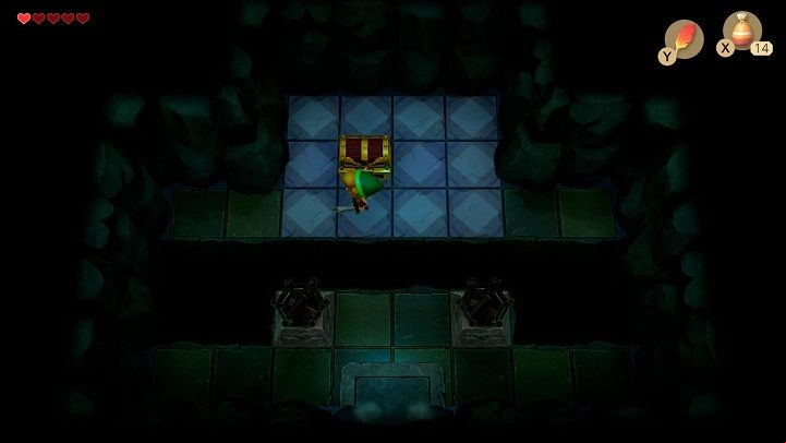 Go back up and turn right to find the entrance to the Bottle Grotto - Bottle Grotto | Links Awakening Walkthrough - Walkthrough - Links Awakening Guide