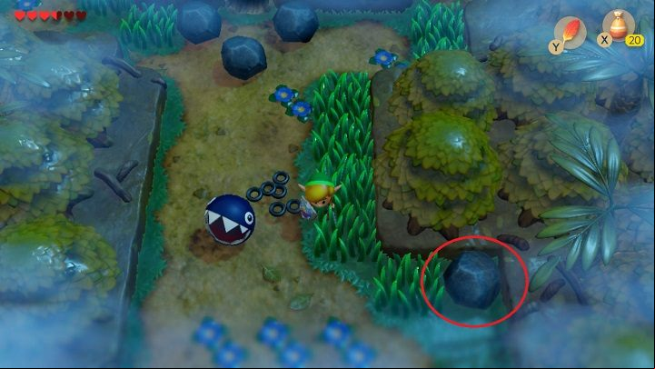 Go down and the house - Key Cavern | Links Awakening Walkthrough - Walkthrough - Links Awakening Guide