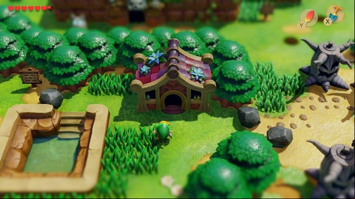 Come back to the Witchs Hut and go north - Key Cavern | Links Awakening Walkthrough - Walkthrough - Links Awakening Guide
