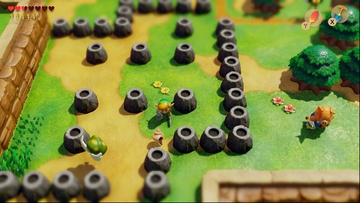 Get off the hill along the path - Key Cavern | Links Awakening Walkthrough - Walkthrough - Links Awakening Guide