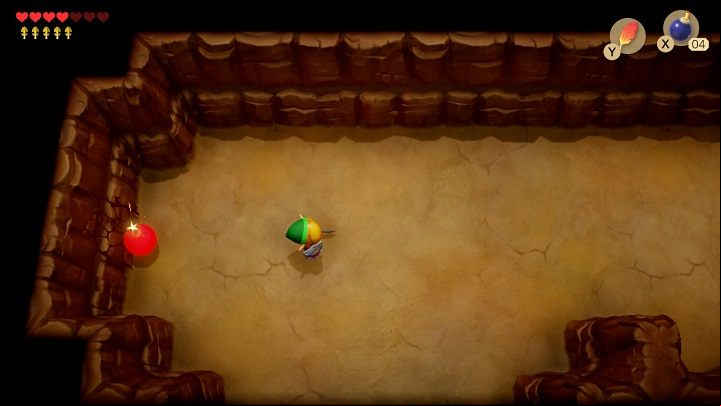 Go down a bit and on the left, you will find an entrance to the cave - Key Cavern | Links Awakening Walkthrough - Walkthrough - Links Awakening Guide
