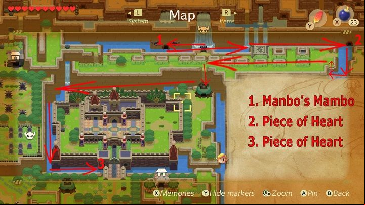 After exploring the Anglers Tunnel you will receive a message about traveling to the bay - Catfishs Maw | Links Awakening Walkthrough - Walkthrough - Links Awakening Guide