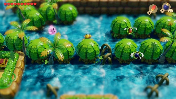 Go down to the south side of the island and enter the Raft Shop - Catfishs Maw | Links Awakening Walkthrough - Walkthrough - Links Awakening Guide