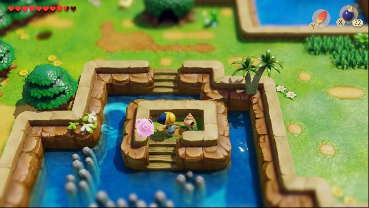 Leave the Goats House and return to the water the same way - Catfishs Maw | Links Awakening Walkthrough - Walkthrough - Links Awakening Guide