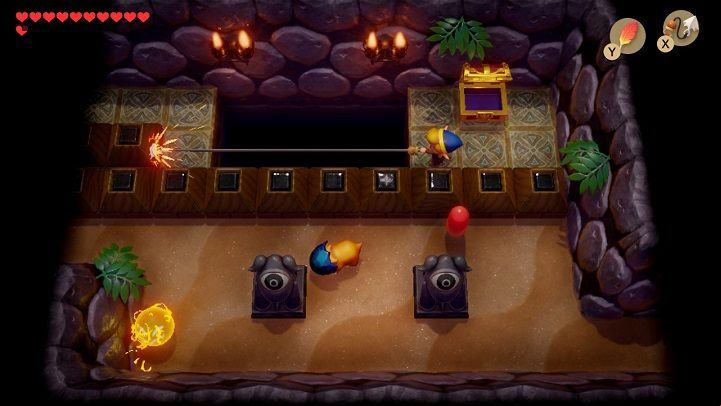 Go back to the previous room and go down the stairs - Catfishs Maw | Links Awakening Walkthrough - Walkthrough - Links Awakening Guide