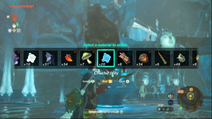 The sludge covering the statue can be removed in several ways - Zelda TotK: The Sludge Covered Statue - walkthrough - Walkthrough - Zelda Tears of the Kingdom Guide