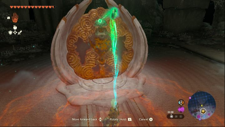 Once you're at the Construct Factory, place the mask inside the mold - Zelda TotK: Find the Fifth Sage - Walkthrough - Zelda Tears of the Kingdom Guide