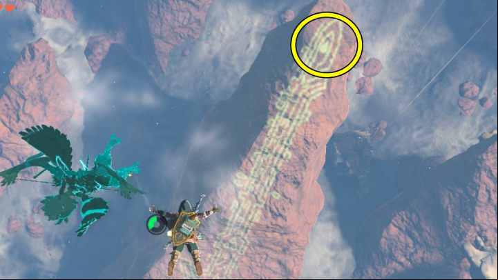 The eleventh Tear of the Dragon is near the Eldin Mountains - Zelda TotK: The Dragons Tears - Walkthrough - Zelda Tears of the Kingdom Guide