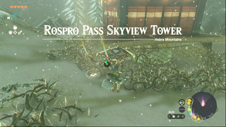 You can quickly get to Rospro Skyview Tower by using the glider - Zelda TotK: Skyview Tower Map - Secrets and Collectibles - Zelda Tears of the Kingdom Guide
