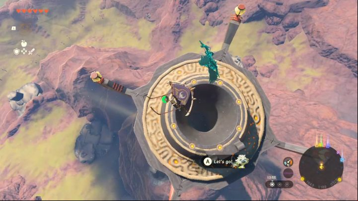 The doors to Eldin Canyon Skyview Tower are closed - Zelda TotK: Skyview Tower Map - Secrets and Collectibles - Zelda Tears of the Kingdom Guide