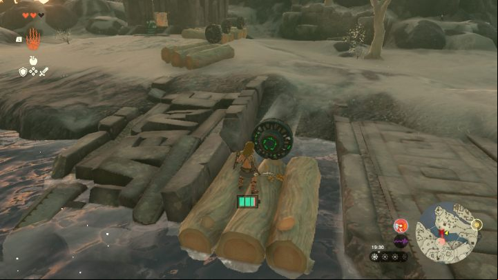The robot will let you use one of the rafts on the lake - Zelda Tears of the Kingdom: All Shrines on Great Sky Island - Sky - Zelda Tears of the Kingdom Guide