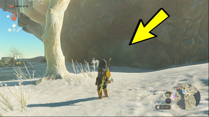 Go straight and go through the Bottomless Cave - Zelda Tears of the Kingdom: All Shrines on Great Sky Island - Sky - Zelda Tears of the Kingdom Guide