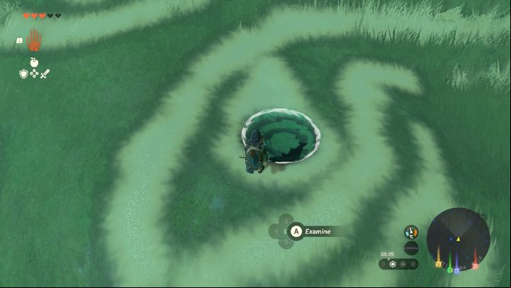 Examine the Dragon's Tear found in the Geoglyph - Zelda TotK: Impa and the Geoglyphs - Walkthrough - Zelda Tears of the Kingdom Guide