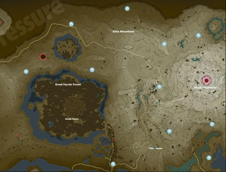In the Shrine, you will find a spinning wind turbine and a few fans lying on the ground - Zelda TotK: All Shrines in Eldin - Surface - Zelda Tears of the Kingdom Guide