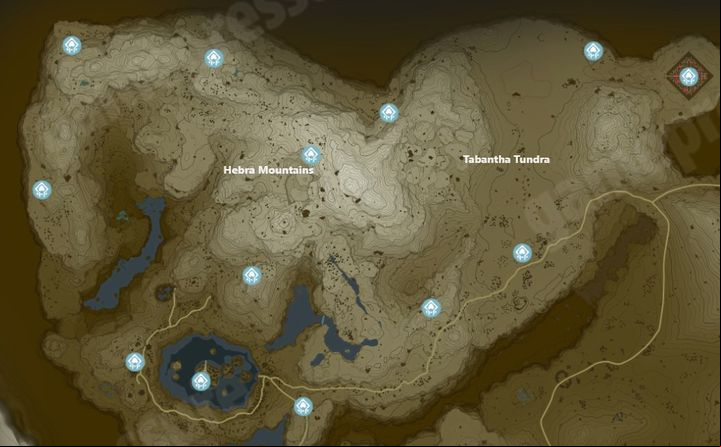 After entering the shrine, use the Paraglider and jump to the lower level - Zelda TotK: All Shrines in Hebra - Surface - Zelda Tears of the Kingdom Guide